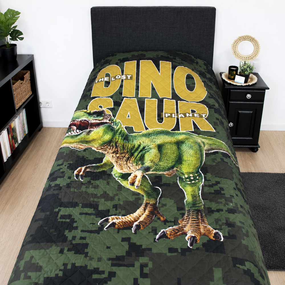 Bedsprei Lost Dinosaur - 1-persoons