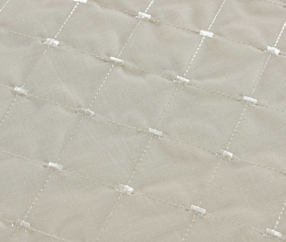 Belle Maison dekbedovertrek Richmond crème - polykatoen - 1-persoons