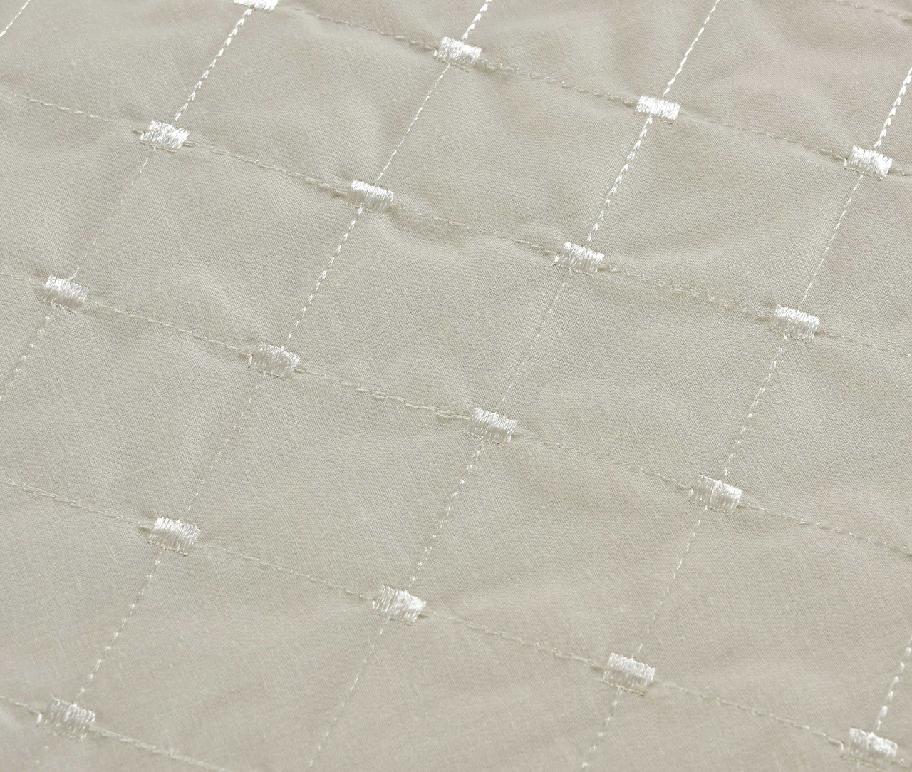 Belle Maison dekbedovertrek Richmond creme - polykatoen - eenpersoons (135x200 + 50x75 cm)