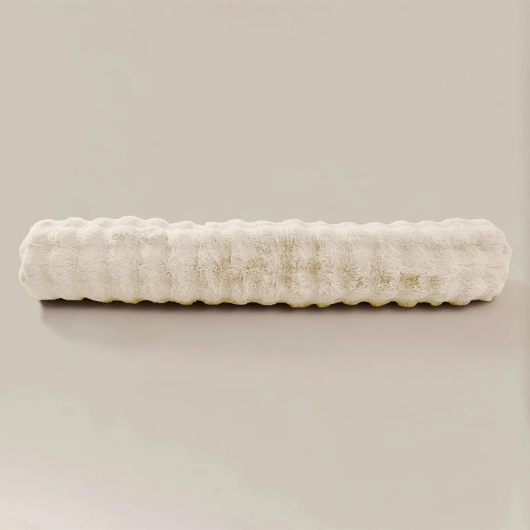 Bodypillow Pompom Beige - ergonomisch kussen - 140 x 20 cm - kussen
