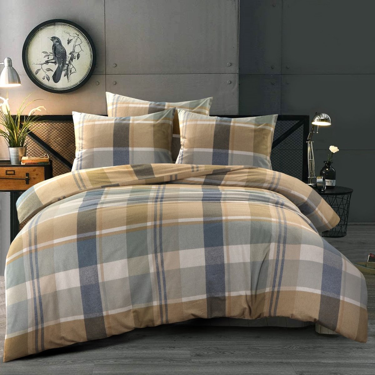 Day Dream dekbedovertrek Graz  - Flanel - 2-persoons (200x220 + 2st 60x70cm)