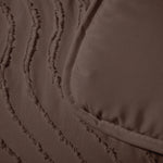 Decoware kussensloop Tufted waves - bruin - 60x70 cm