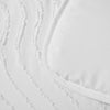 Decoware kussensloop Tufted waves - wit - 60x70 cm