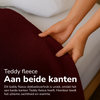 Teddy fleece dekbedovertrek - Wine - 2 kanten teddy - Lits-jumeaux XL (260x220 + 2st 60x70cm)