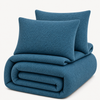 Decoware dekbed zonder overtrek incl. kussensloop - Mousseline - Petrol