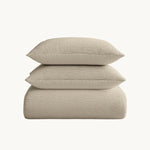 Decoware Easy dekbed zonder overtrek inclusief kussensloop - Mousseline - Taupe