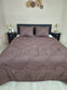 Decoware Eazsy dekbed zonder overtrek inclusief kussensloop - Tufted Waves - bruin