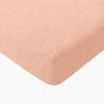 Mousseline hoeslaken - microvezel - roze