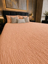 Mousseline hoeslaken - microvezel - roze