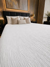 Mousseline hoeslaken - microvezel - wit