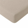 Mousseline hoeslaken - microvezel - zand