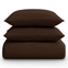 Decoware Easy dekbed zonder overtrek inclusief kussensloop - Mousseline - Chocolade bruin