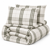 Decoware dekbed zonder overtrek Harris Check groen - 200x200 incl. 2 kussenslopen 60x70 cm- microvezel