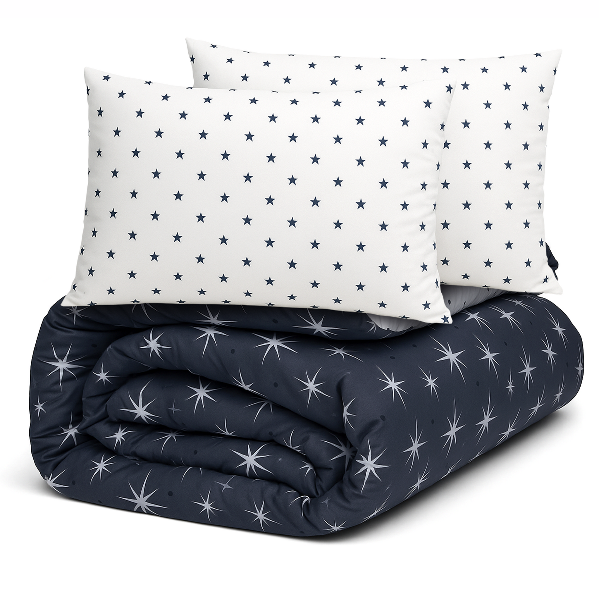 Decoware dekbed zonder overtrek inclusief kussensloop Northern Stars - microvezel