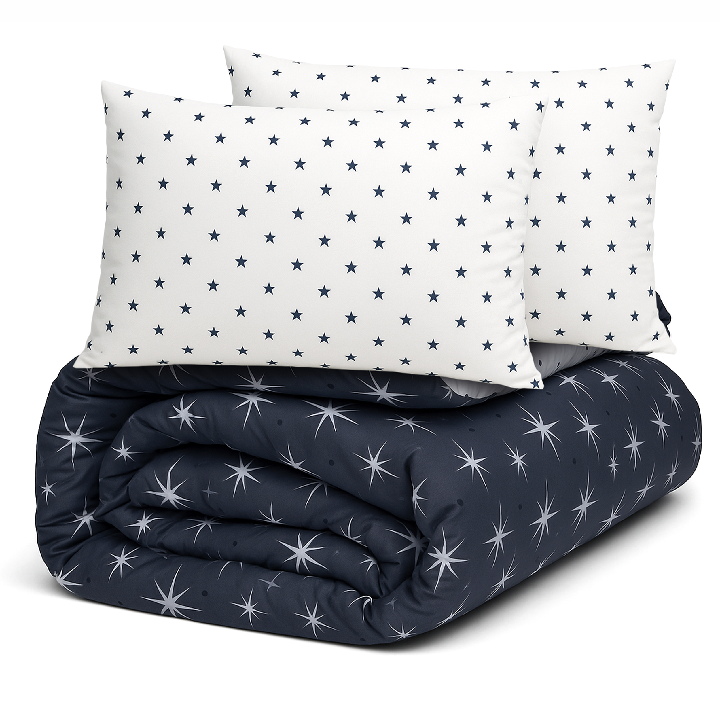 Decoware dekbed zonder overtrek inclusief kussensloop Northern Stars - microvezel