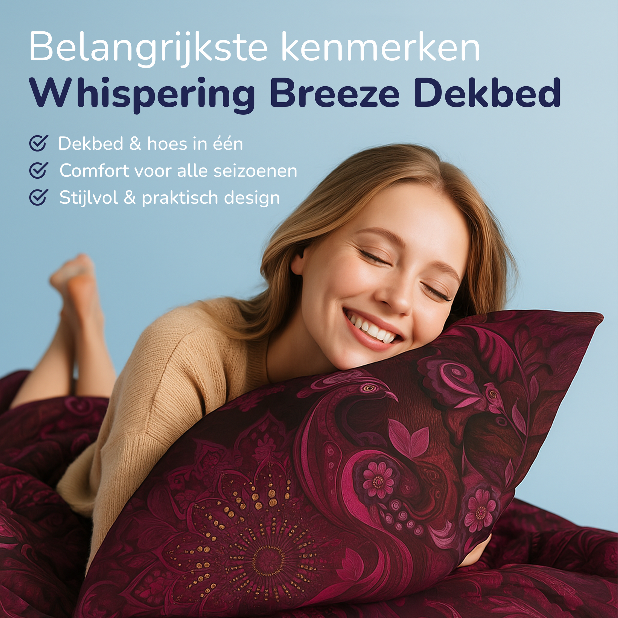 Decoware dekbed zonder overtrek inclusief kussensloop - Ornamental Elegance - microvezel