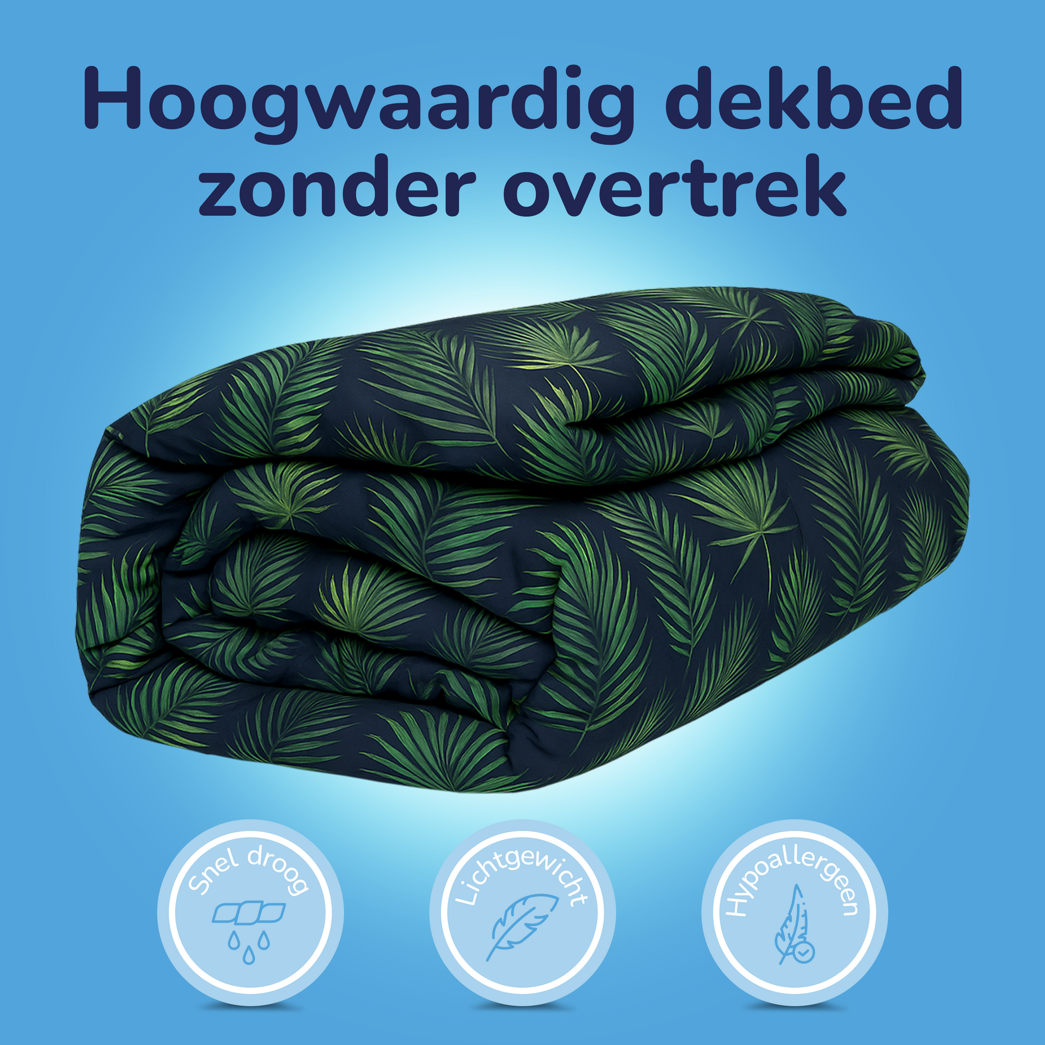 Decoware dekbed zonder overtrek - inclusief kussensloop - Palma - Microvezel