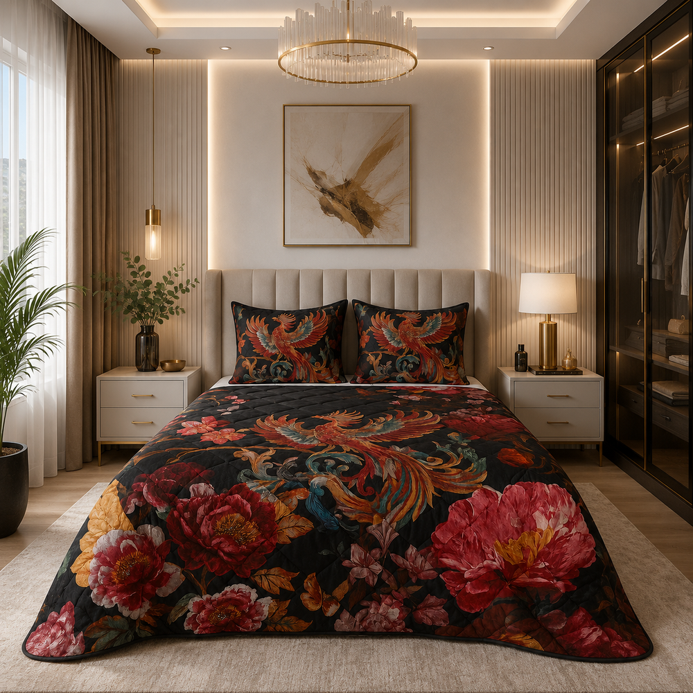 Decoware dekbed zonder overtrek incl. kussensloop - Phoenix Bloom