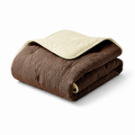 Decoware dekbed zonder overtrek incl. kussensloop - Corduroy - Bruin