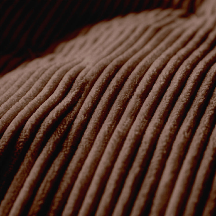 Decoware dekbed zonder overtrek incl. kussensloop - Corduroy - Bruin - materiaal