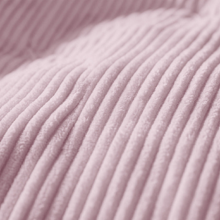 Decoware dekbed zonder overtrek incl. kussensloop - Corduroy - Roze - materiaal