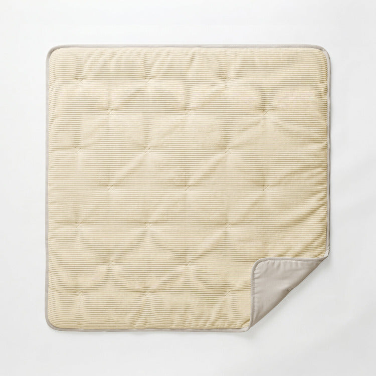 Decoware dekbed zonder overtrek incl. kussensloop - Corduroy - Taupe Creme - dekbed omslag