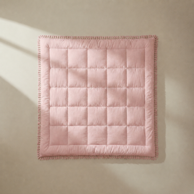 Decoware dekbed zonder overtrek incl. kussensloop - Lace trim - Roze - dekbed