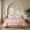 Decoware dekbed zonder overtrek incl. kussensloop - Lace trim - Roze - vooraanzicht
