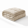 Decoware dekbed zonder overtrek incl. kussensloop - Lace trim - Taupe