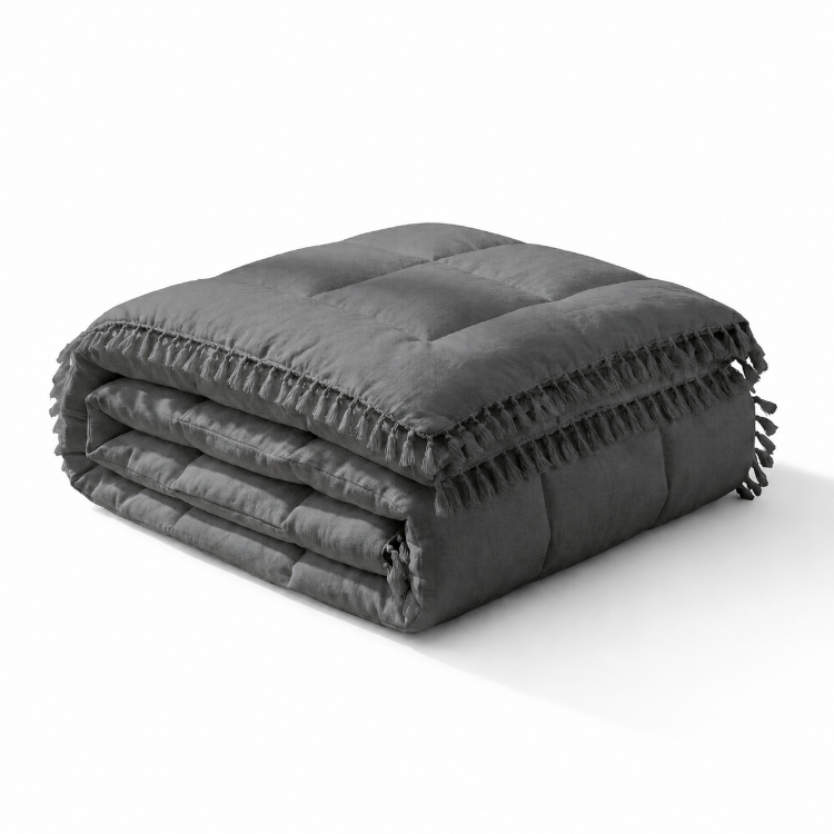 Decoware dekbed zonder overtrek incl. kussensloop - Lace trim - Zwart