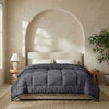 Decoware dekbed zonder overtrek incl. kussensloop - Lace trim - Zwart - vooraanzicht