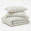Decoware dekbed zonder overtrek incl. kussensloop - Tufted Curve - off white