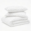 Decoware dekbed zonder overtrek incl. kussensloop - Tufted Waves - off white