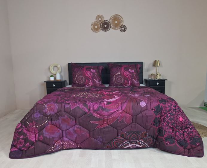 Decoware dekbed zonder overtrek inclusief kussensloop - Ornamental Elegance - microvezel
