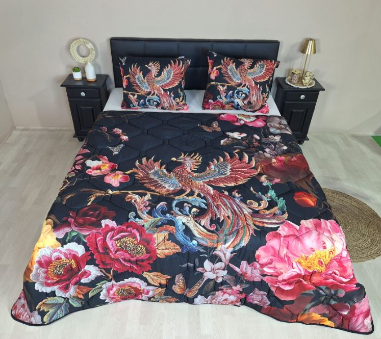 Decoware dekbed zonder overtrek inclusief kussensloop - Phoenix Bloom - microvezel