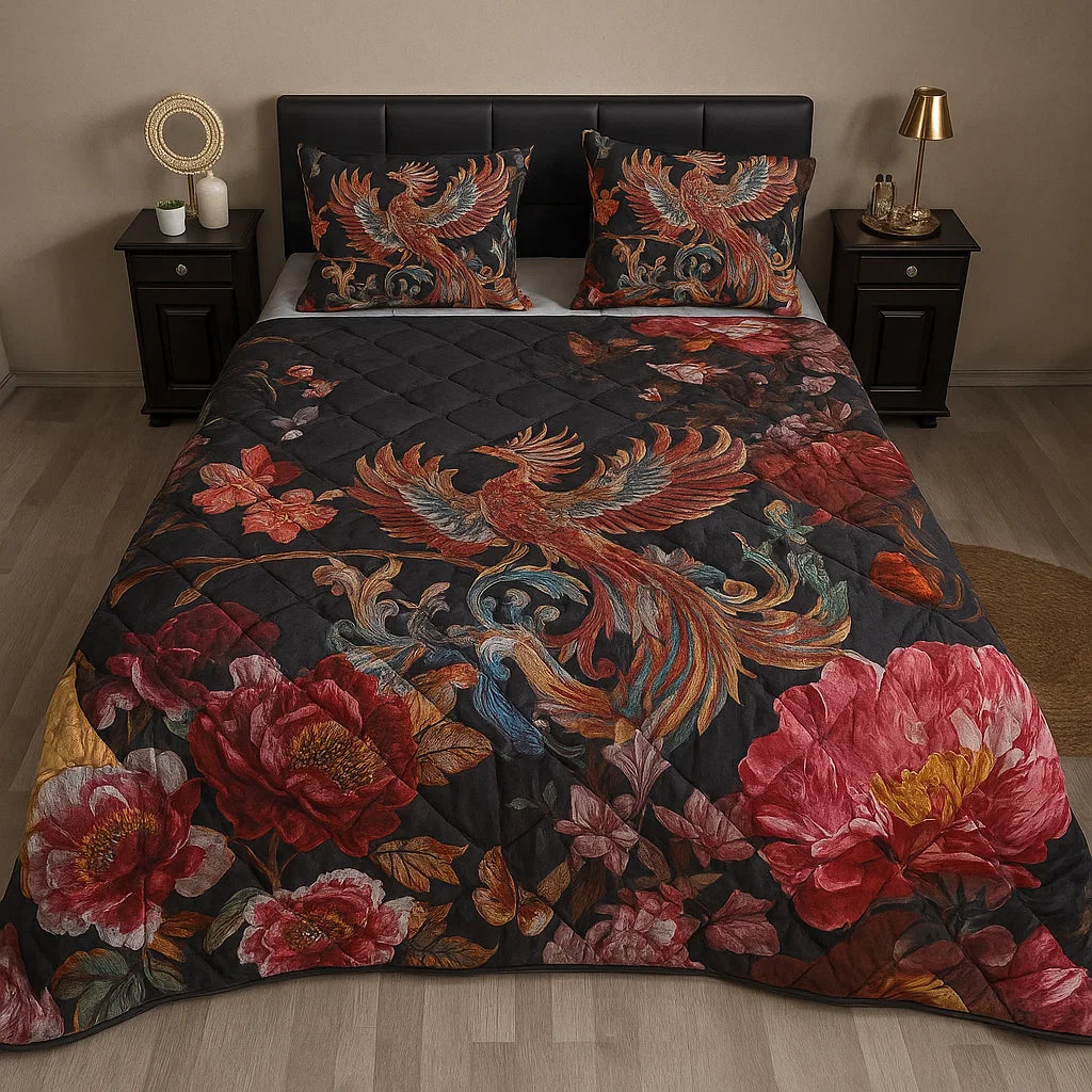 Decoware dekbed zonder overtrek inclusief kussensloop - Phoenix Bloom - microvezel