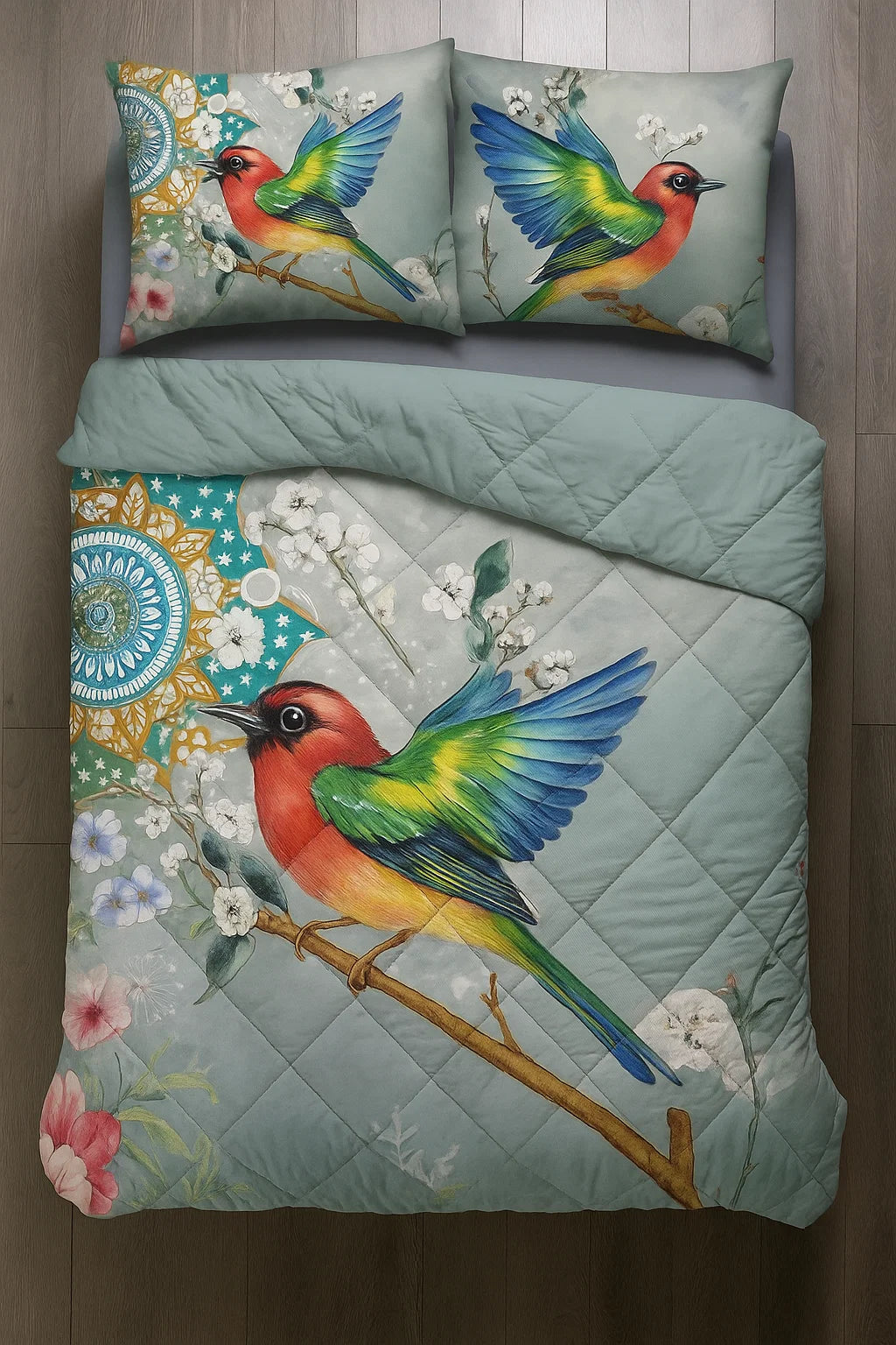 Decoware dekbed zonder overtrek inclusief kussensloop - Whispering Breeze - microvezel