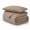 Decoware dekbed zonder overtrek incl. kussensloop -  taupe