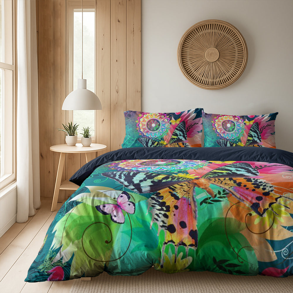 Decoware dekbedovertrek Butterfly Kingdom - microvezel