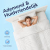 Decoware dekbedovertrek Hotelstreep wit - microvezel