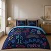 Decoware dekbedovertrek Neon Be Happy - microvezel