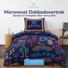 Decoware dekbedovertrek Neon Be Happy - microvezel