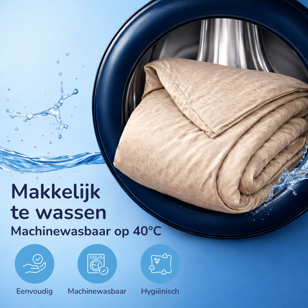 Decoware dekbedovertrek Panter beige - microvezel