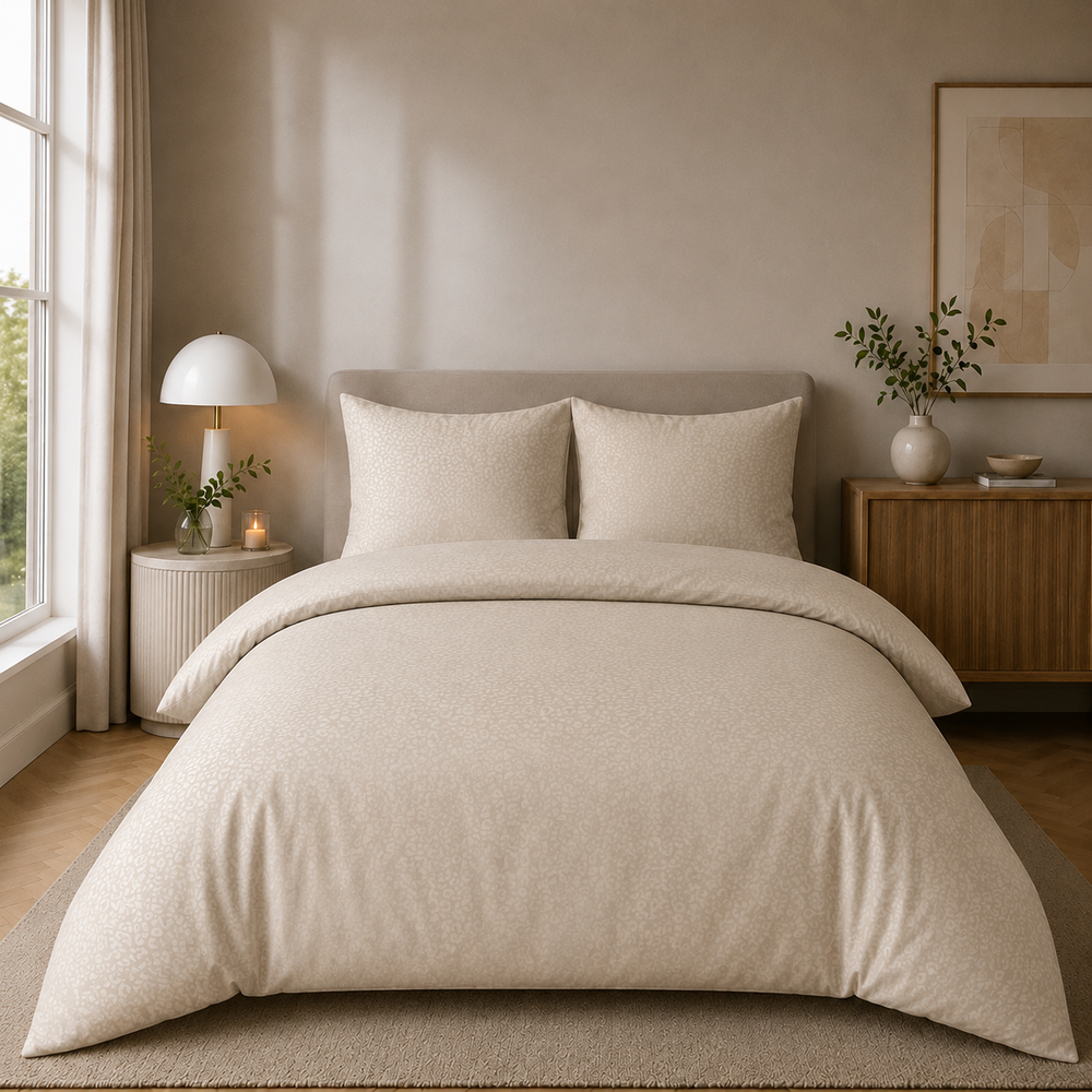 Decoware dekbedovertrek Panter beige - microvezel