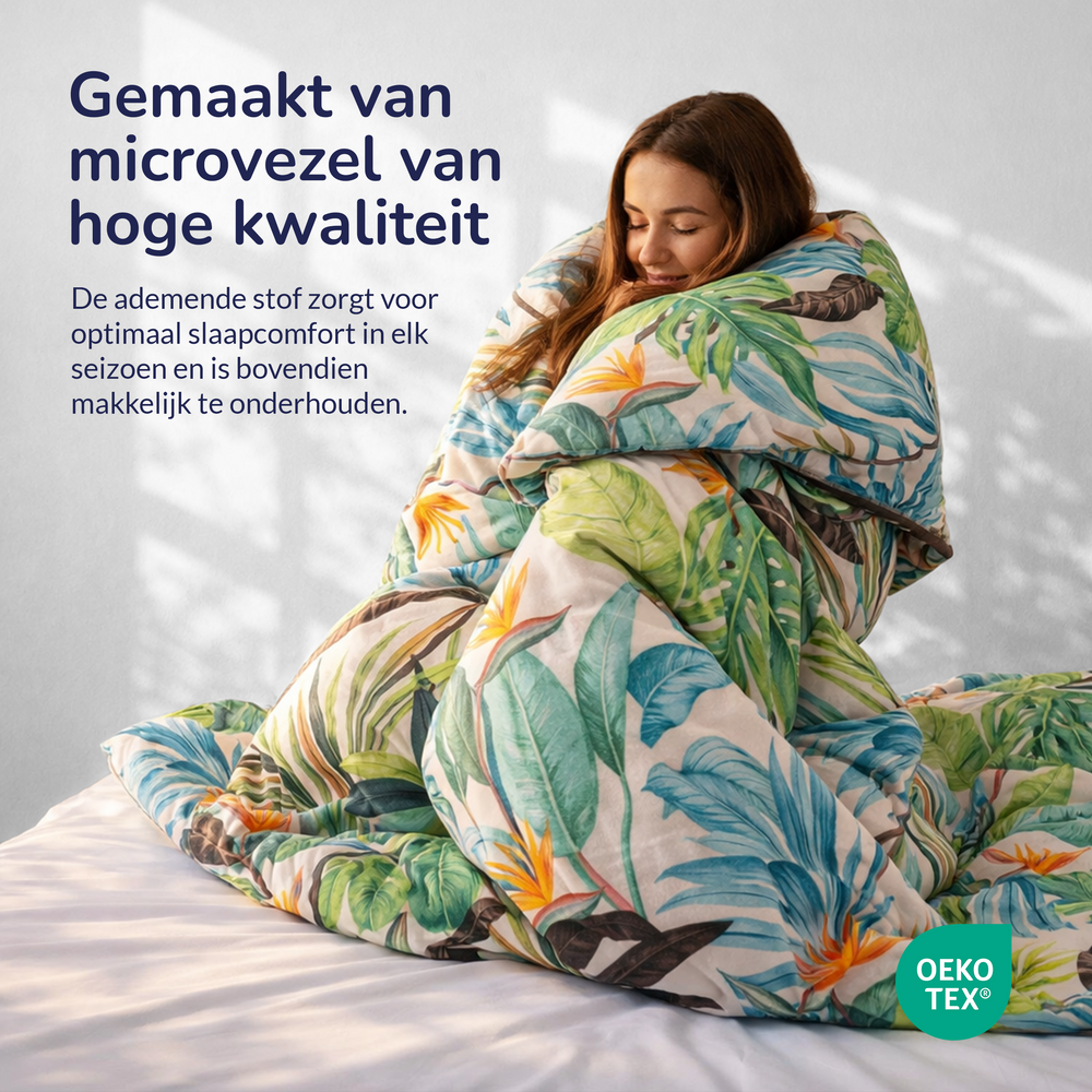 Decoware dekbedovertrek Tropical Paradise - microvezel