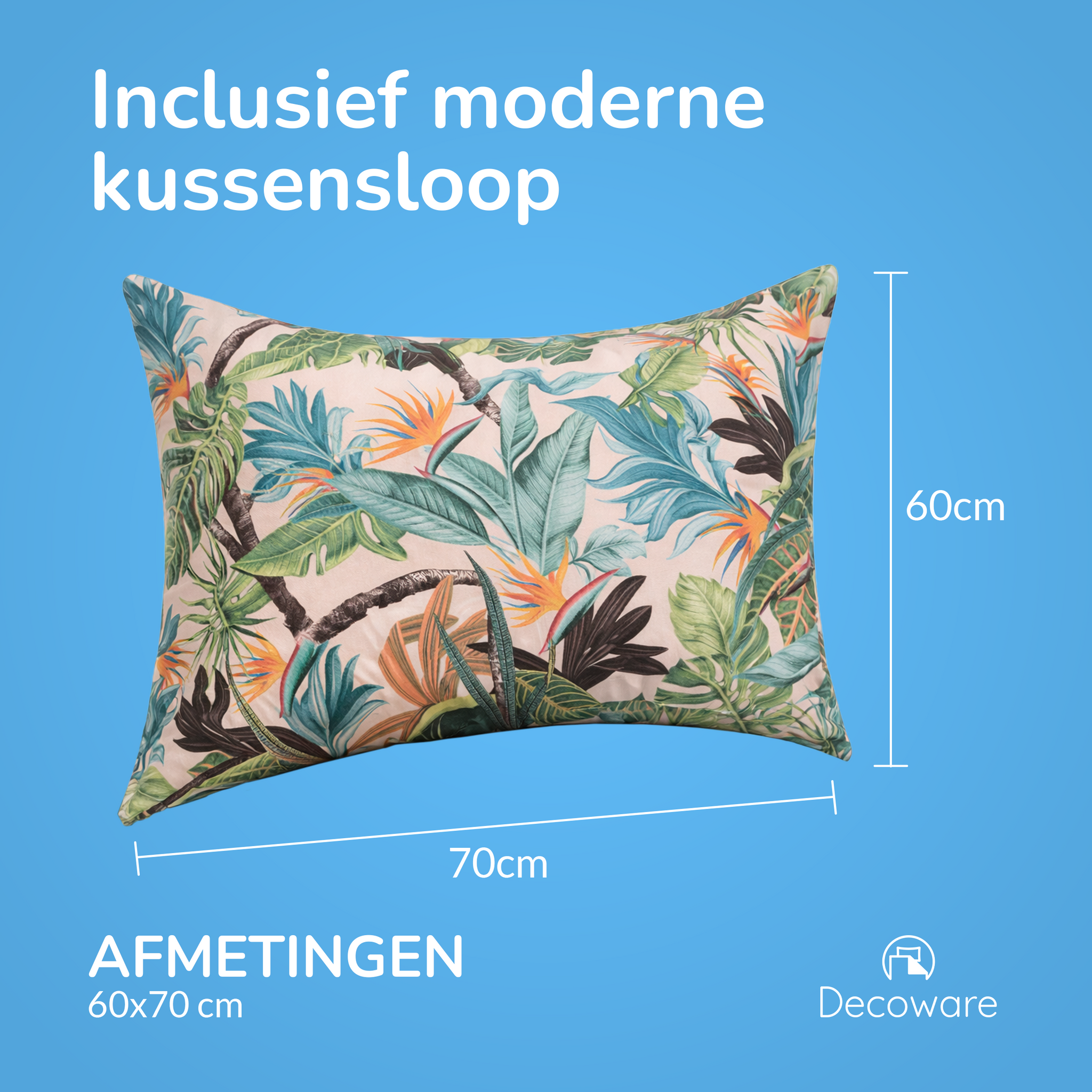 Decoware dekbedovertrek Tropical Paradise - microvezel