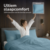 Decoware dekbedovertrek uni - blauw - katoen