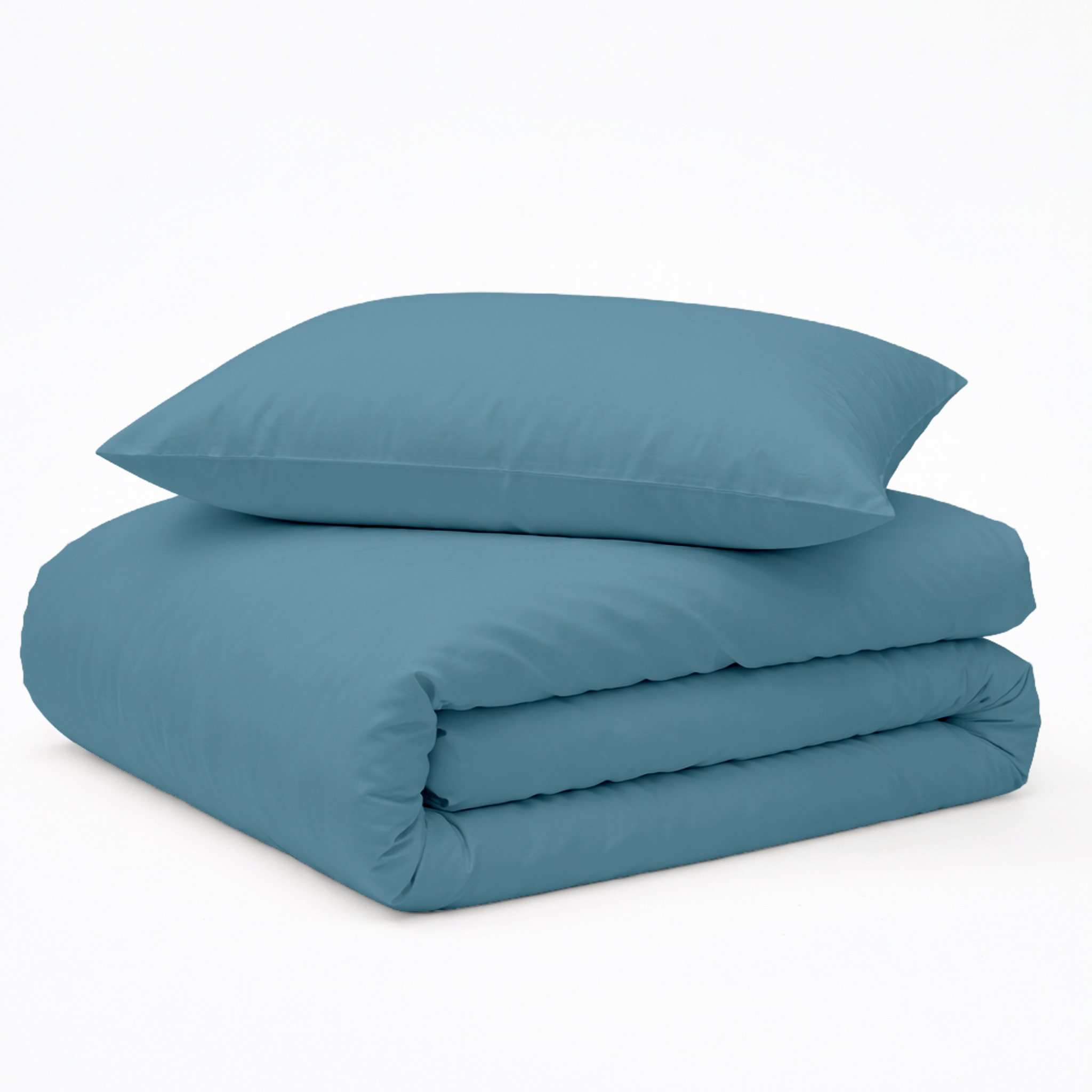 Decoware dekbedovertrek uni - Katoen - Blauw