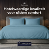 Decoware dekbedovertrek uni - blauw - katoen