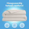 Decoware dekbedovertrek uni - licht zand - katoen